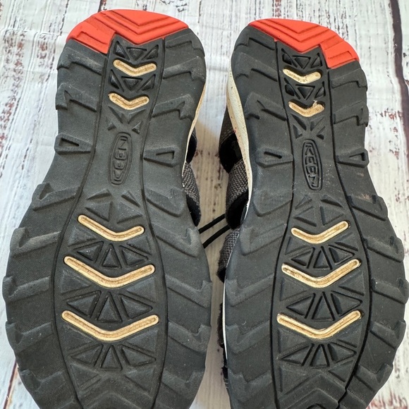 Keen Newport Neo H2 Kids Grey Orange Waterproof Hiking Sandals 1018434 Size 12 - Picture 4 of 5